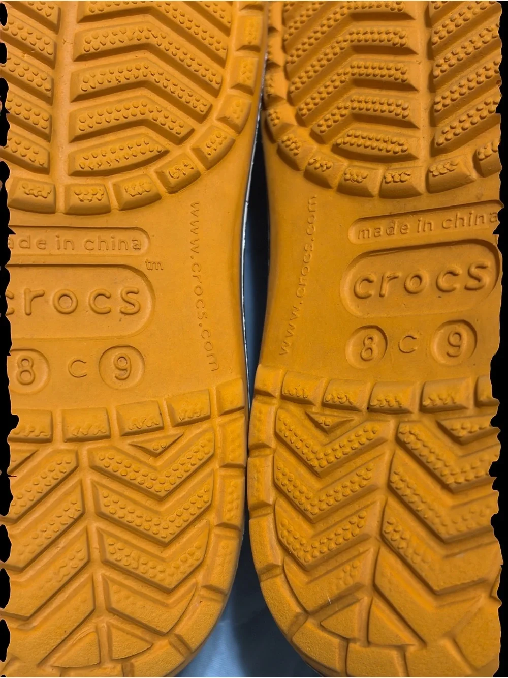 CROCS orange pair